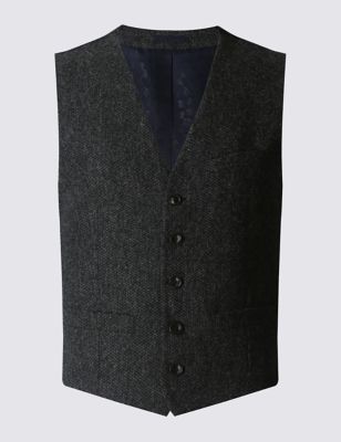 Tailored Fit Waistcoat with Buttonsafe&trade;
